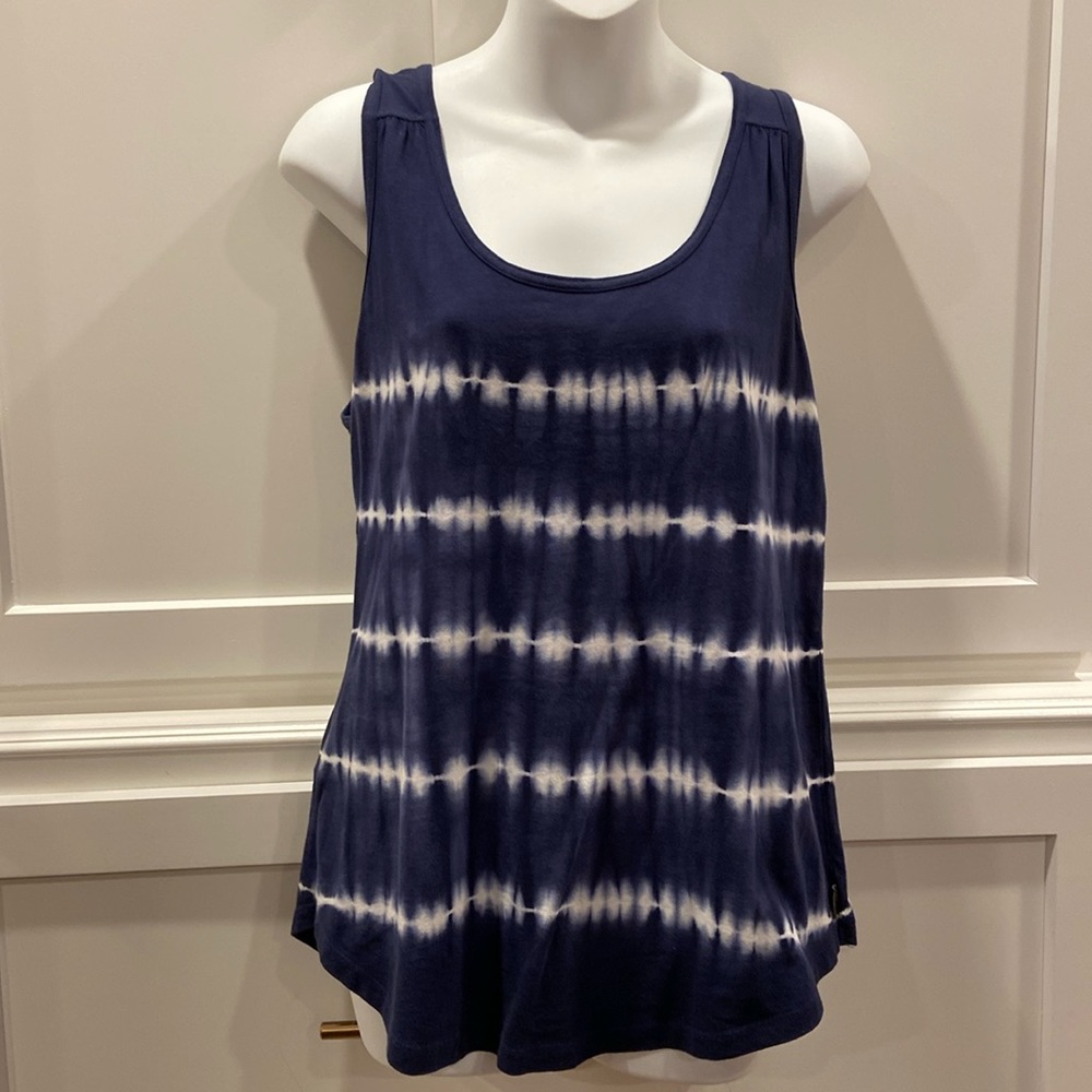 EUC blue tie dye Eddie Bauer outdoor tank top
